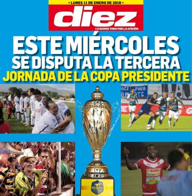 Las portadas digitales de DIEZ para hoy lunes 11 de enero