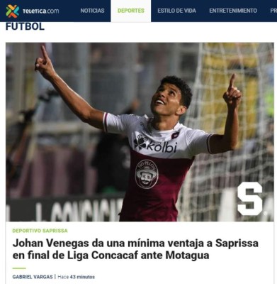 ¡Escépticos! Lo que dicen los medios ticos tras la victoria de Saprissa ante Motagua