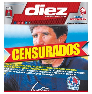 Las portadas digitales de DIEZ del viernes 4 de septiembre