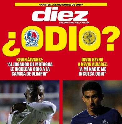 Portadas digitales de DIEZ de este 1 de diciembre