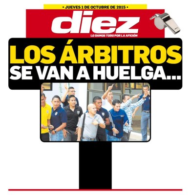 Disfrutá las portadas digitales de DIEZ de este jueves 1 de octubre del 2015