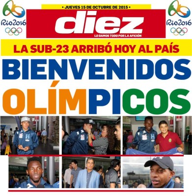 Las portaditas digitales de DIEZ para este jueves 15 de octubre