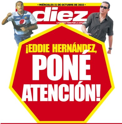 Las portaditas digitales de DIEZ para este miércoles 21 de octubre
