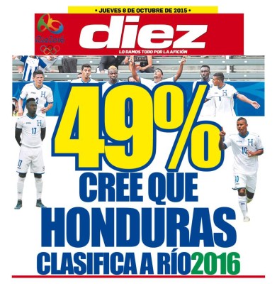 Las portadas digitales de DIEZ de este jueves 8 de octubre del 2015