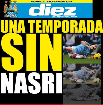Las portadas digitales de DIEZ de este domingo 22 de noviembre de 2015