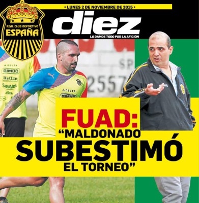 Las portaditas digitales de DIEZ para hoy lunes 2 de noviembre