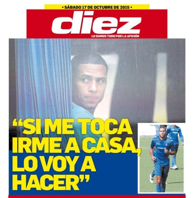 Las portadas digitales de diario DIEZ de este sábado 17 de abril de 2015
