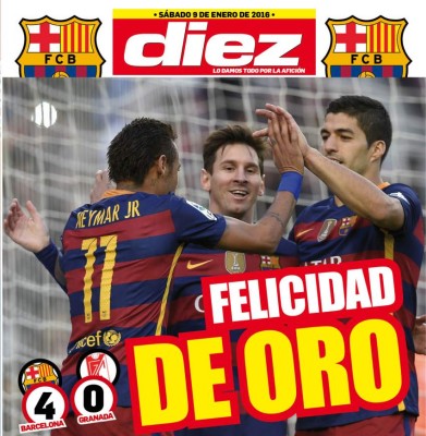 Las portadas digitales de DIEZ para hoy sábado 9 de enero