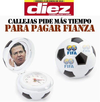 Las portadas digitales de DIEZ de este viernes 15 de enero de 2016