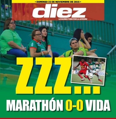 Las portadas digitales de DIEZ de este domingo 22 de noviembre de 2015