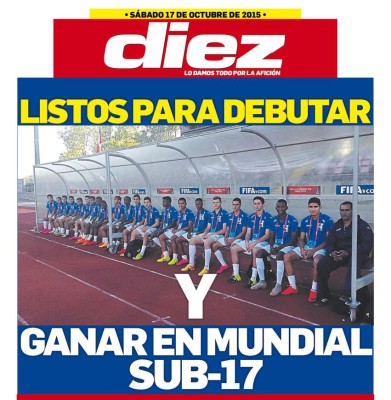 Las portadas digitales de diario DIEZ de este sábado 17 de abril de 2015