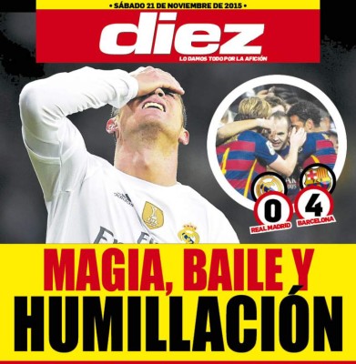 Las portaditas digitales de DIEZ para hoy sábado 21 de noviembre