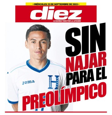 Las portaditas digitales de DIEZ para este miércoles 23 de septiembre