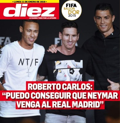 Las portadas digitales de DIEZ para hoy lunes 11 de enero