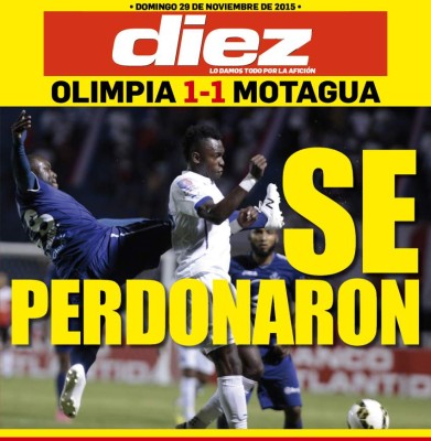 Las portadas digitales de DIEZ para hoy domingo 29 de noviembre