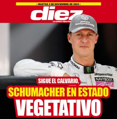 Las portadas digitales de DIEZ de este martes 3 de noviembre