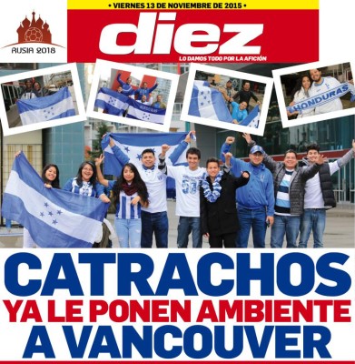 Las portadas digitales de este viernes 13 de noviembre de 2015