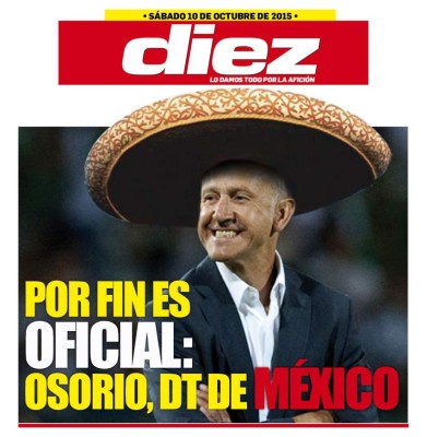 Estas son nuestras portadas digitales de este sábado histórico para Honduras