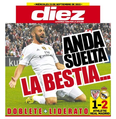 Las portaditas digitales de DIEZ para este miércoles 23 de septiembre