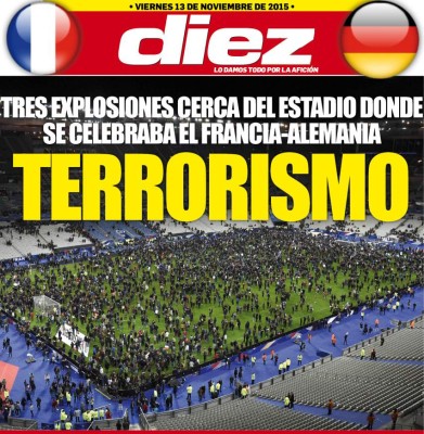 Las portadas digitales de este viernes 13 de noviembre de 2015