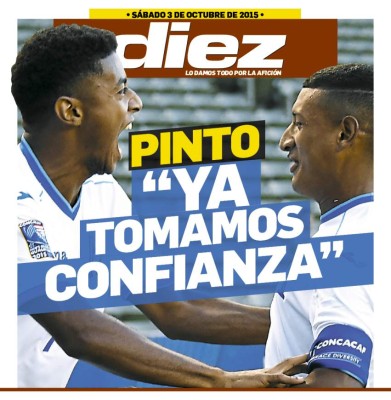 LAS PORTADAS DIGITALES DE DIEZ DE ESTE SÁBADO 3 DE OCTUBRE DE 2015