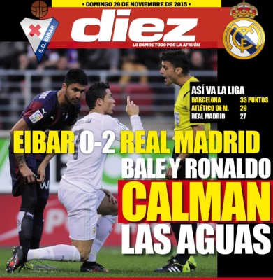 Las portadas digitales de DIEZ para hoy domingo 29 de noviembre