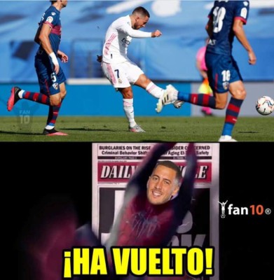 Los memes hacen pedazos a Hazard y Vinicius a pesar de la goleada del Real Madrid