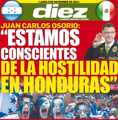 Las portaditas digitales de DIEZ para hoy lunes 9 de noviembre