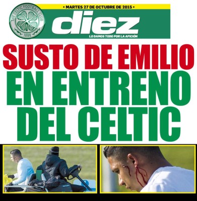 Portadas digitales de DIEZ de este martes 27 de octubre