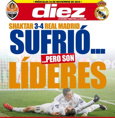 Portadas digitales de DIEZ de este miércoles 25 de noviembre