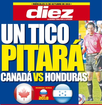 Las portaditas digitales de DIEZ para este miércoles 21 de octubre