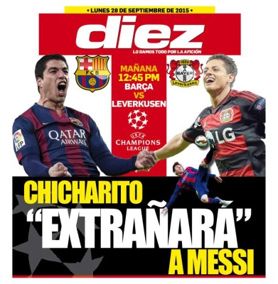 Las portaditas de DIEZ para este lunes 28 de septiembre