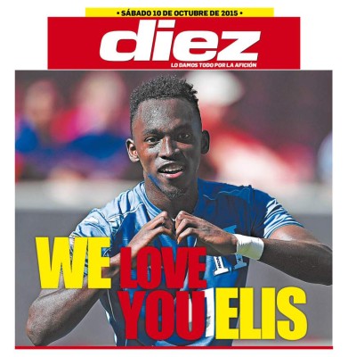 Estas son nuestras portadas digitales de este sábado histórico para Honduras