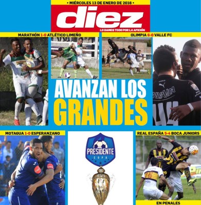 Portadas digitales de DIEZ del 13 de enero del 2016