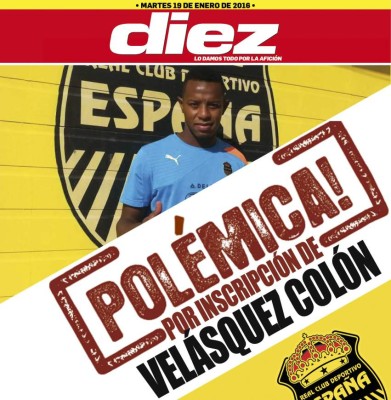 Portadas digitales de DIEZ de este martes 19 de enero