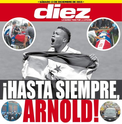 El adiós a Arnold Peralta y Chicharito destacan en nuestras portadas digitales