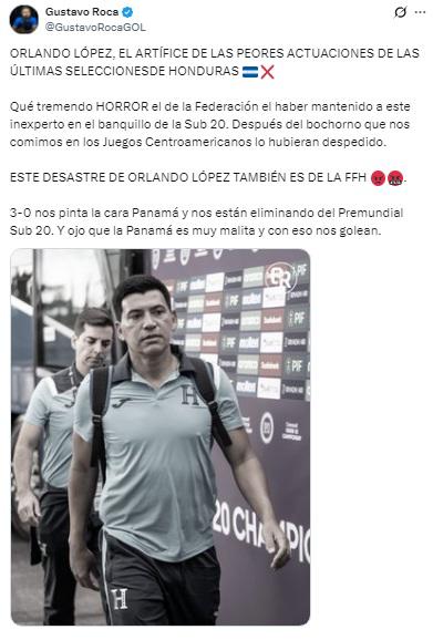 Tremendo horror: señalan al culpable del papelón de Honduras en la Sub-20