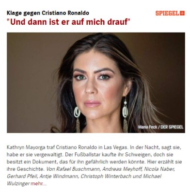 ¿Quién es y cómo es Kathryn Mayorga? La chica que asegura que Cristiano Ronaldo la violó