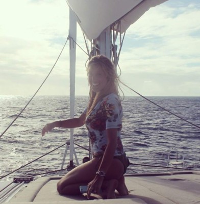 Bárbara Blanco, la hermosura que piden para la presidencia del Rácing