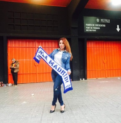 Ella es Mirtha Sosa, la musa que se desnudó por el título 33 de Real Madrid