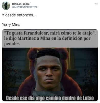 Yerry Mina anota en el Colombia-Ecuador en el minuto 100, se fue a bailar, el VAR lo anula y lo reventaron con memes