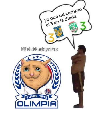Los memes destrozan al Olimpia tras la derrota ante Marathón en San Pedro Sula