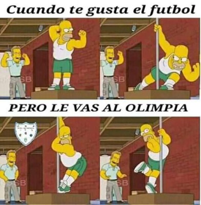 Empate entre el Real España y Olimpia dejan divertidos memes