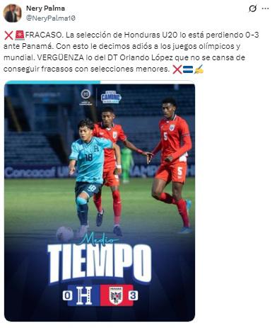 Tremendo horror: señalan al culpable del papelón de Honduras en la Sub-20