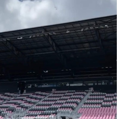 Desde adentro: David Beckham muestra junto a su esposa el nuevo estadio del Inter de Miami