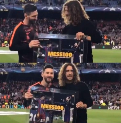 Lo que no se vio: El galardón a Messi y los pichingos del Barça en el Camp Nou