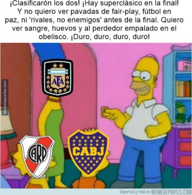 Boca y River explotan las redes con memes por la final de Copa Libertadores