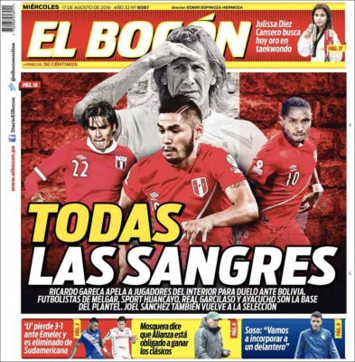 PORTADAS: Lo que amaneció diciendo el mundo deportivo hoy miércoles 17 de agosto