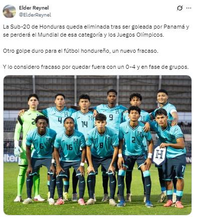 Tremendo horror: señalan al culpable del papelón de Honduras en la Sub-20