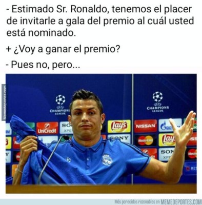 Los otros memes que no has visto de los Premios The Best donde destrozan a Messi